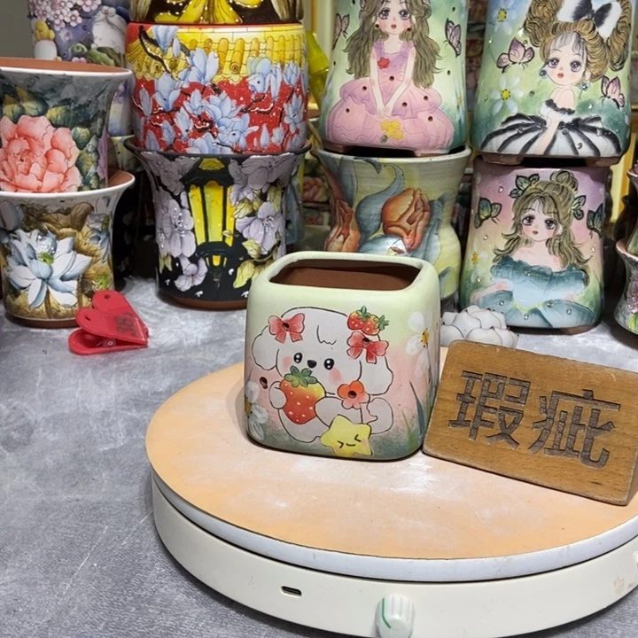 景德镇艺术手绘作品