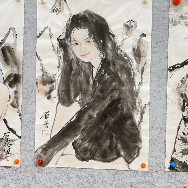 国画花鸟的翅膀和翅膀
