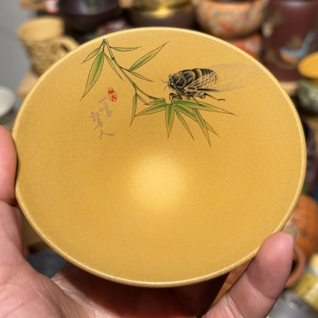 紫砂茶杯宜兴紫砂主人杯