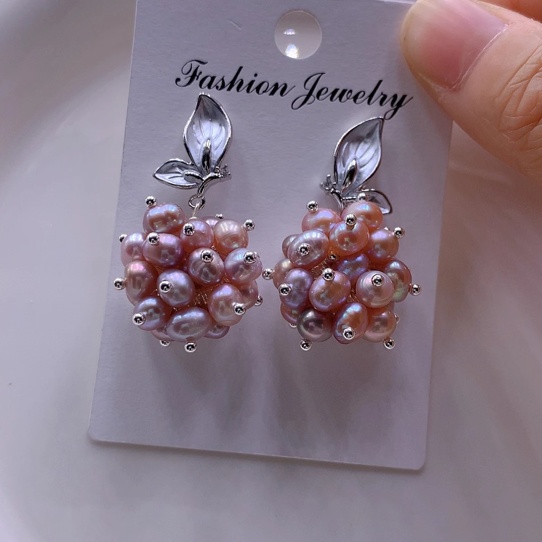 淡水珍珠耳饰未镶嵌