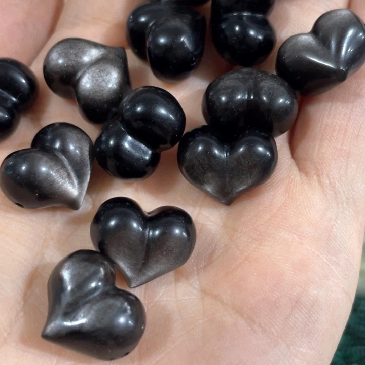 贝壳非金属2个银耀屁桃横孔