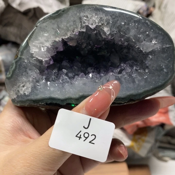 紫晶珠宝半成品未镶嵌
