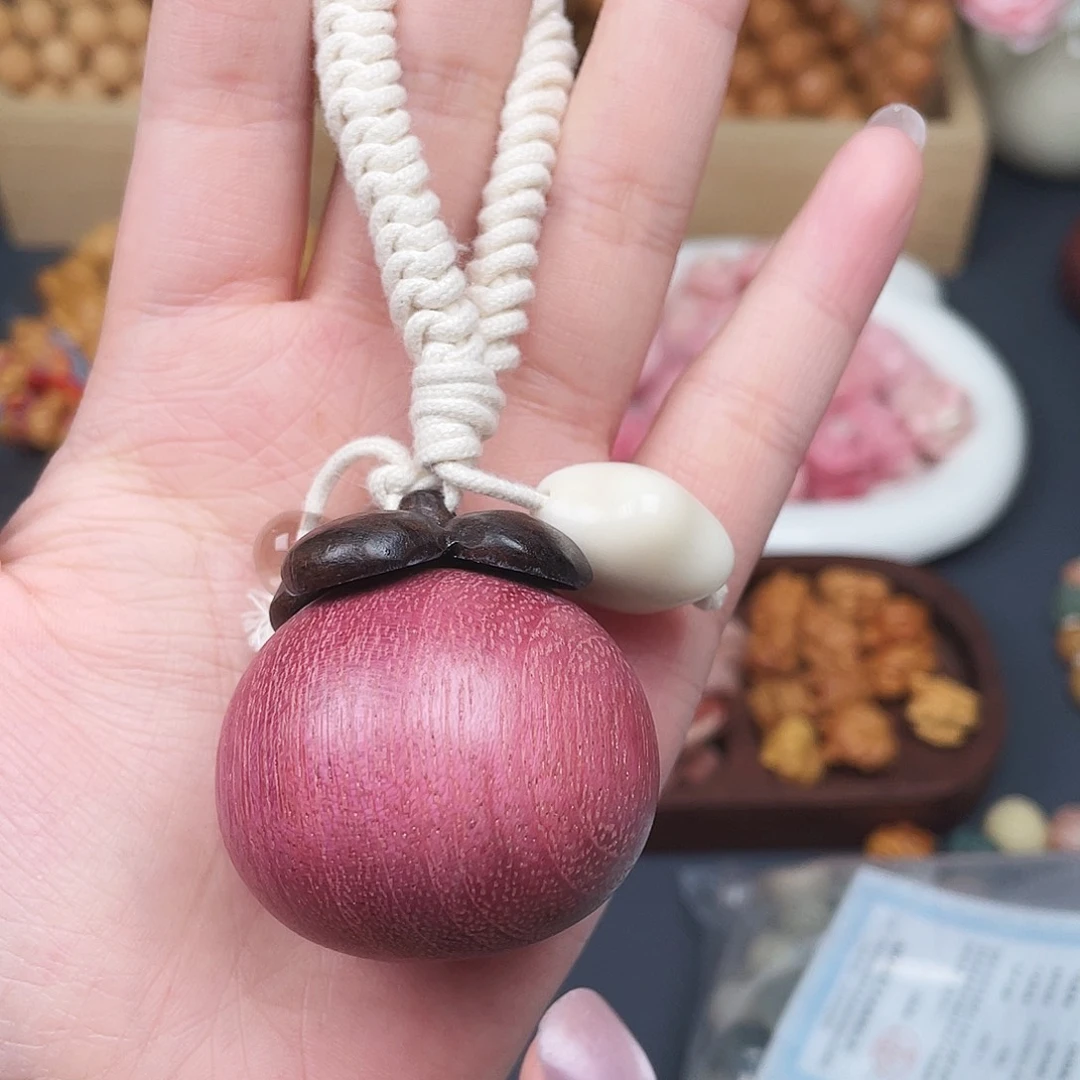 白玉菩提吊坠 c/1颗山竹