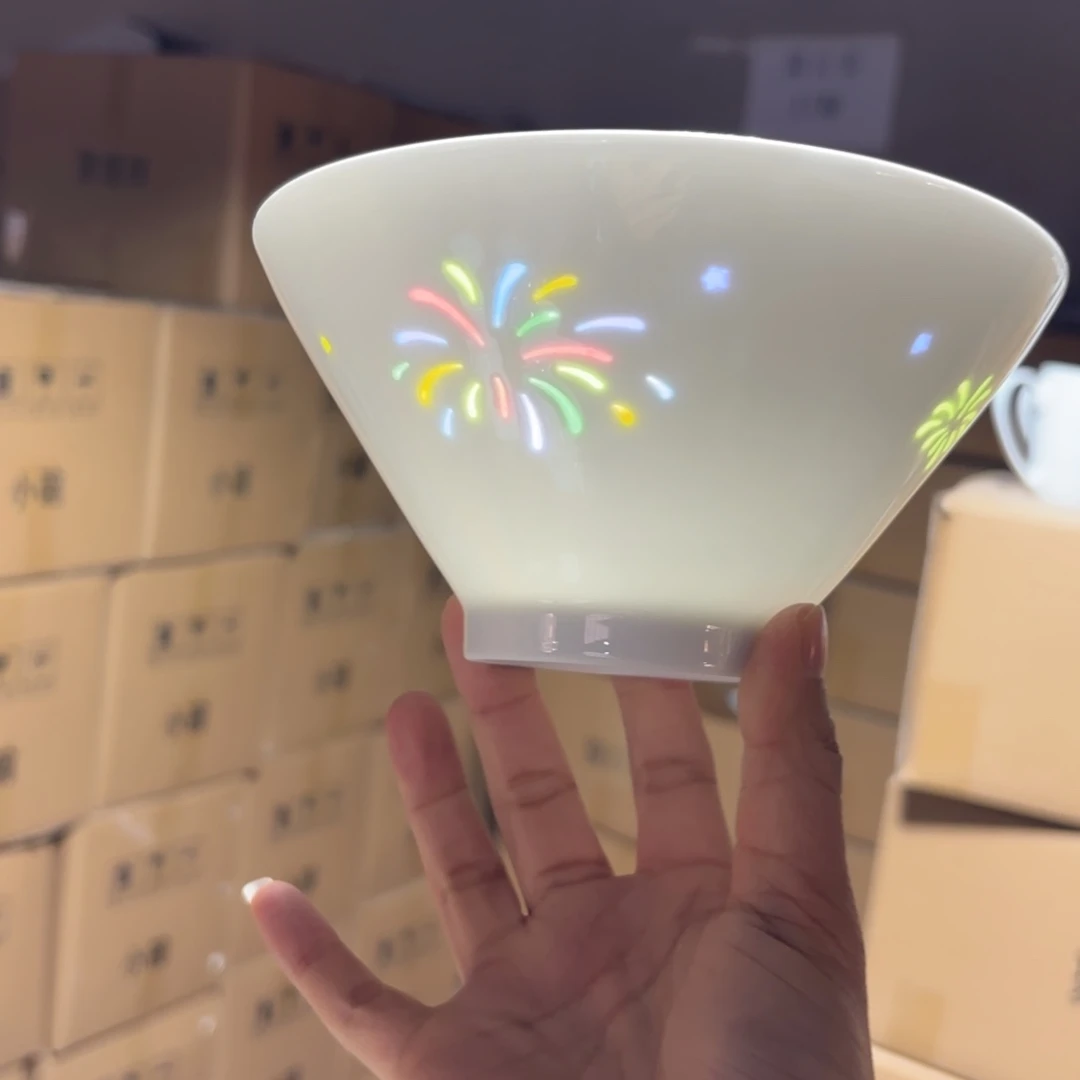 瓷碗景德镇陶瓷两只微瑕