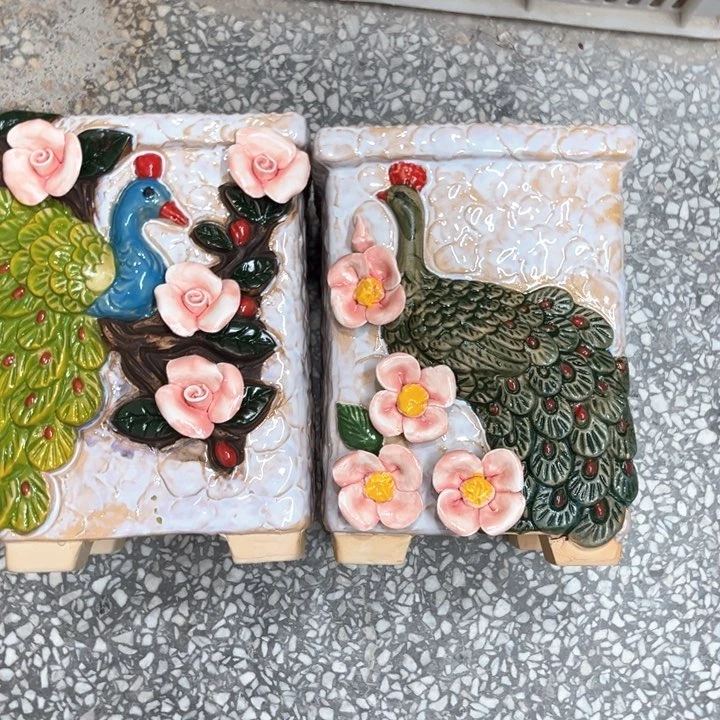 紫砂花盆粗陶材质多肉花盆