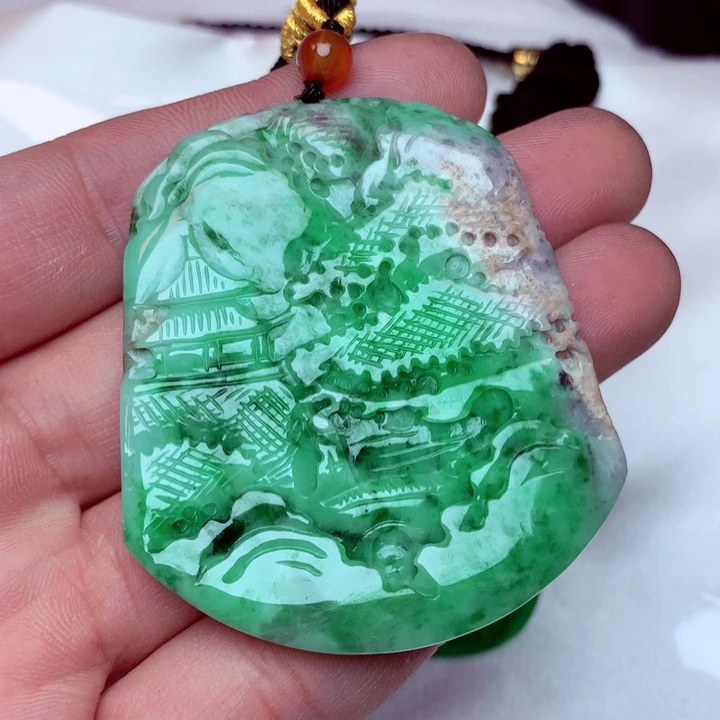 翡翠吊坠(不含链)未镶嵌