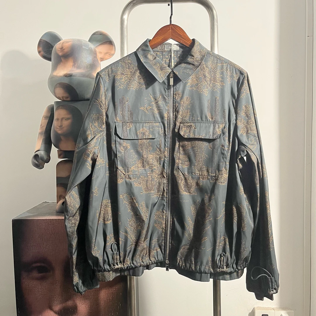 99新 DIOR/迪奥 99新迪奥仙人掌拉链外套52码衣长70胸围63