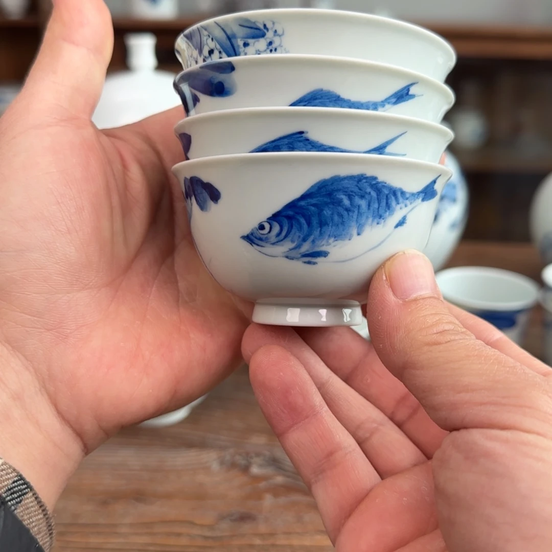 杯深*一泓手作036四个杯子