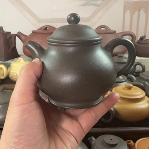 茶壶紫砂梨皮天青240cc