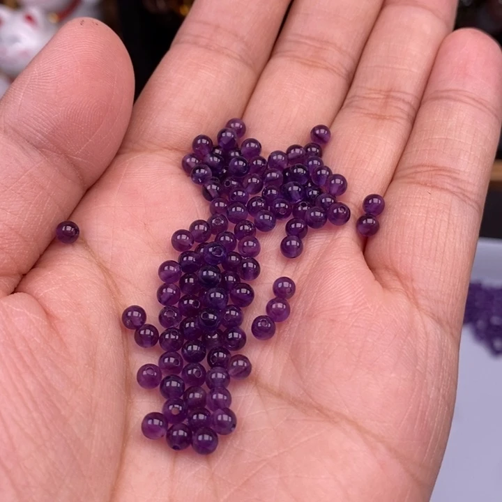 玛瑙/玉髓未镶嵌卡4紫水晶100个