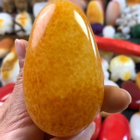 无花朵新疆戈壁五彩彩石