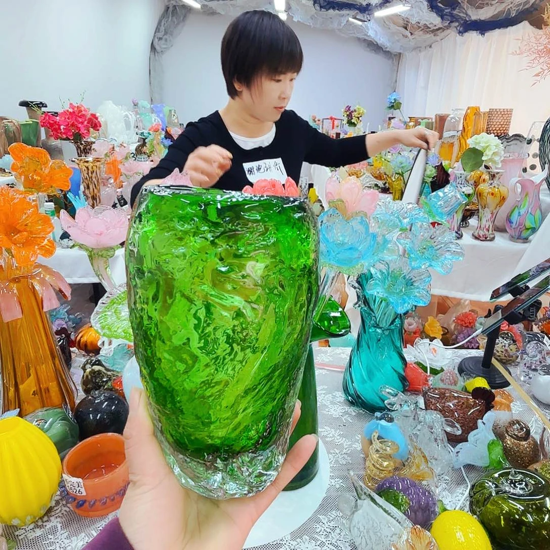 福利琉璃花瓶花器艺术品
