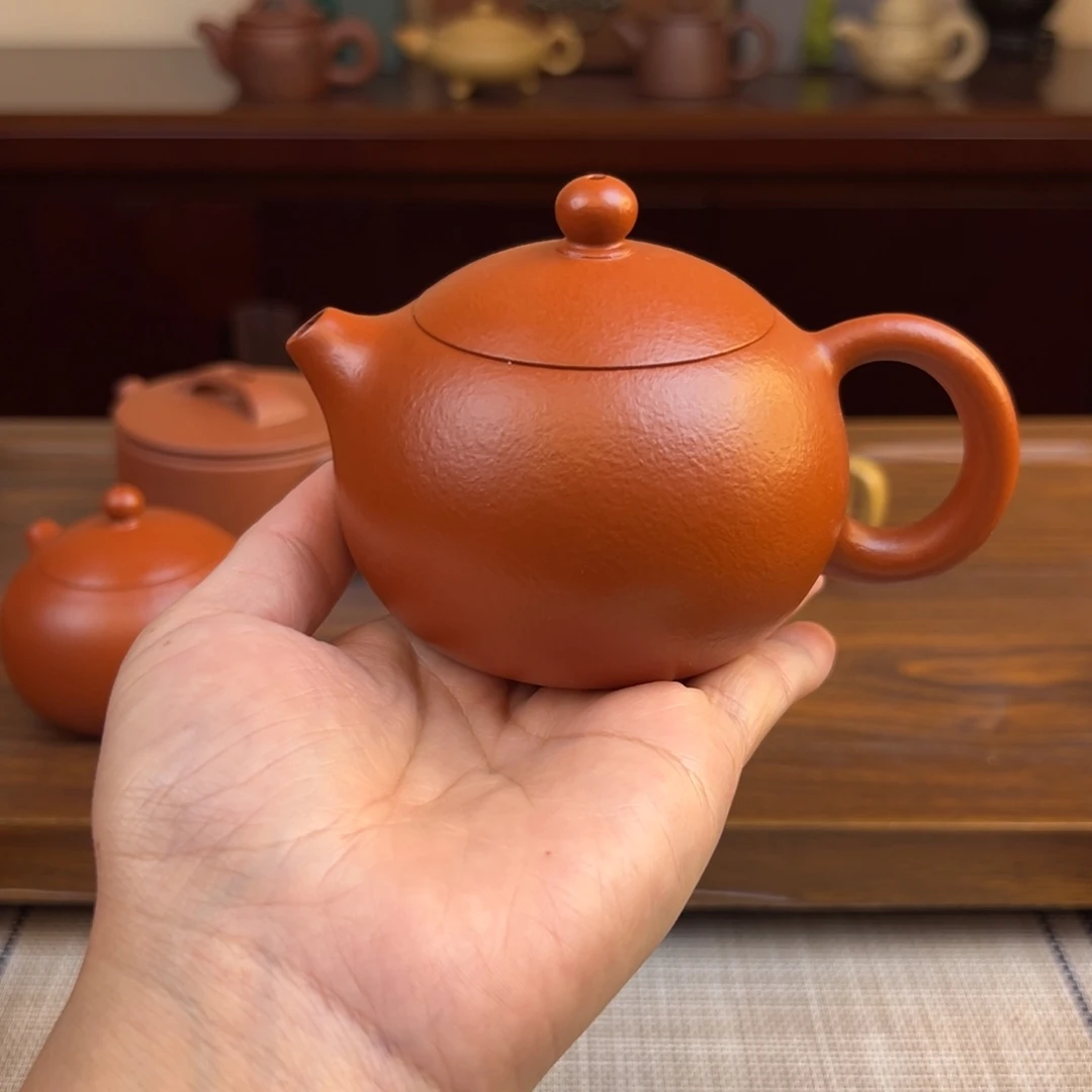 道***援紫砂茶壶朱泥西施全手200cc