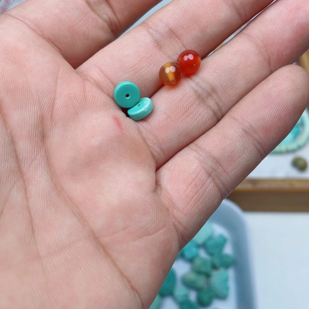 顺***l颈饰未镶嵌南红玛瑙511