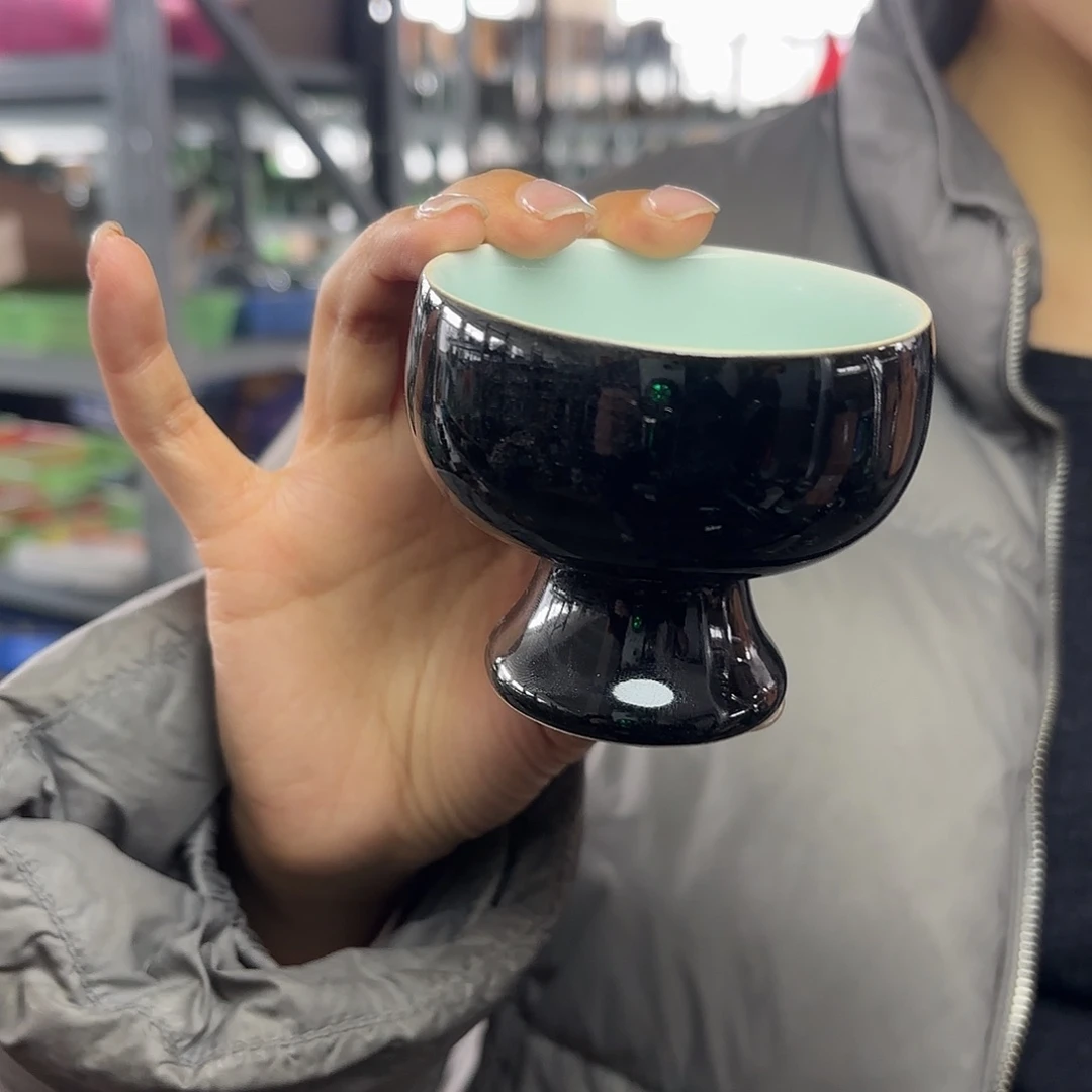 龙泉云间青瓷小米茶器