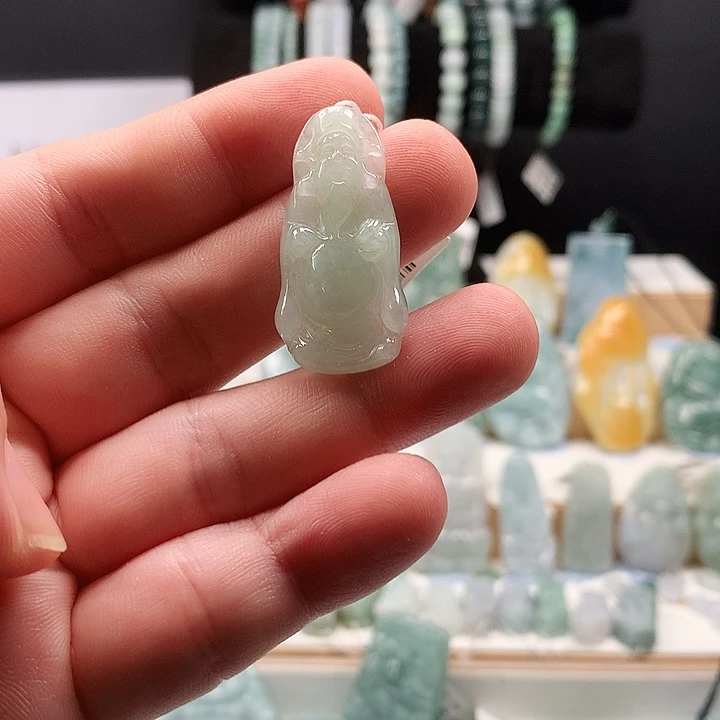 吊坠(不含链)未镶嵌翡翠7财神爷