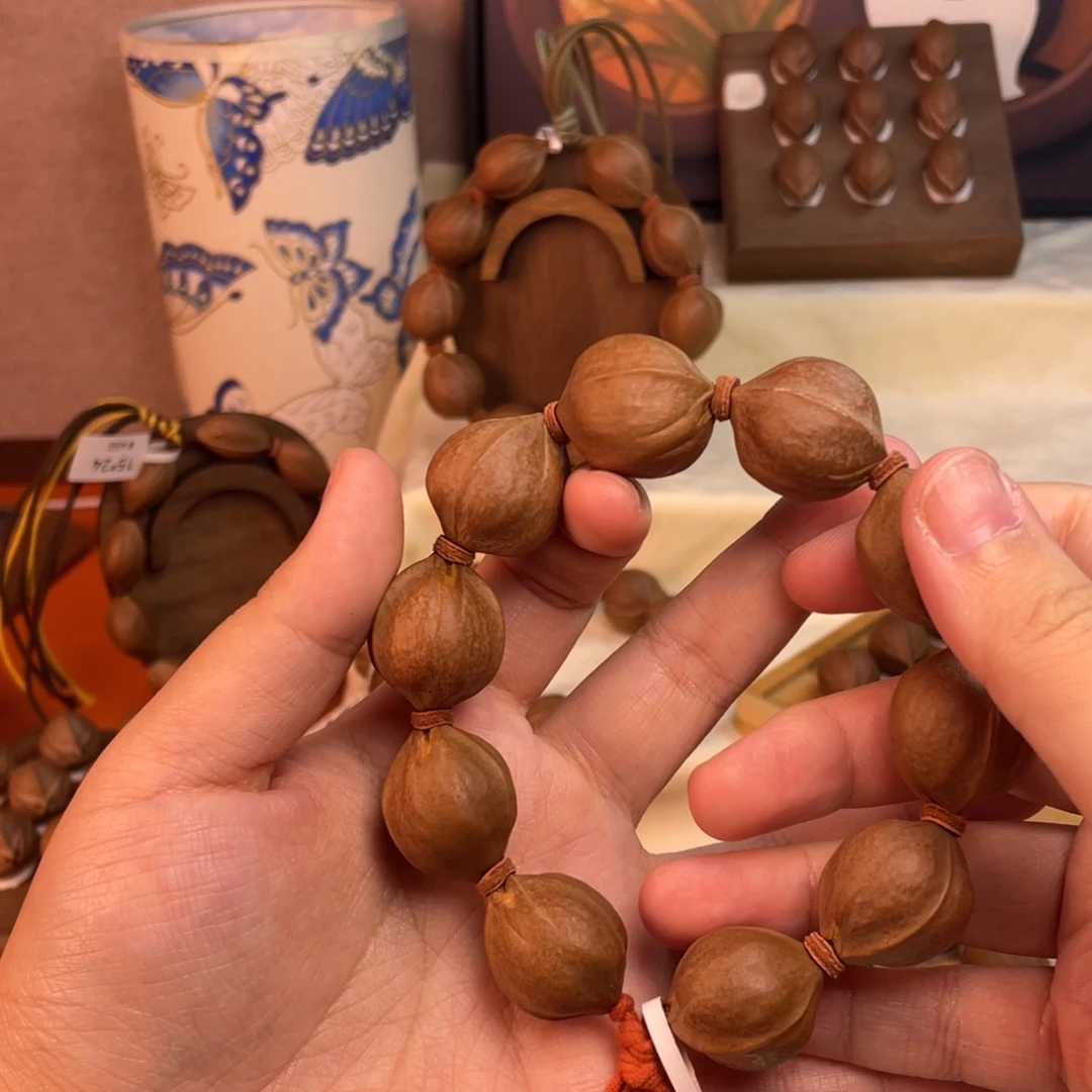 嘉***宾橄榄核手串/手链2125梅林铁核