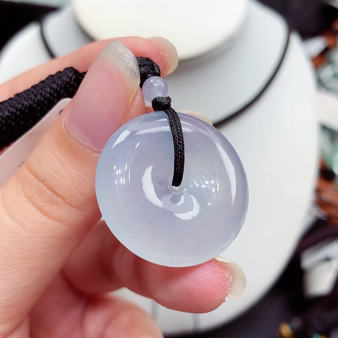 翡翠未镶嵌颈饰翡翠58，26/5.8