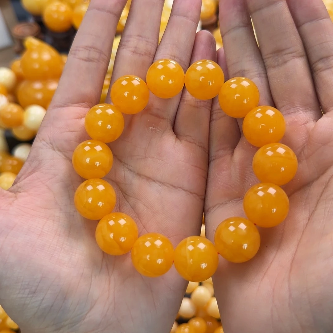 琥珀未镶嵌珠宝奇石17mm同料