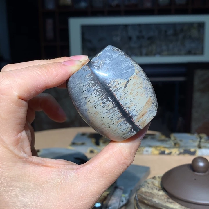 广西国画石摆件，观赏收藏