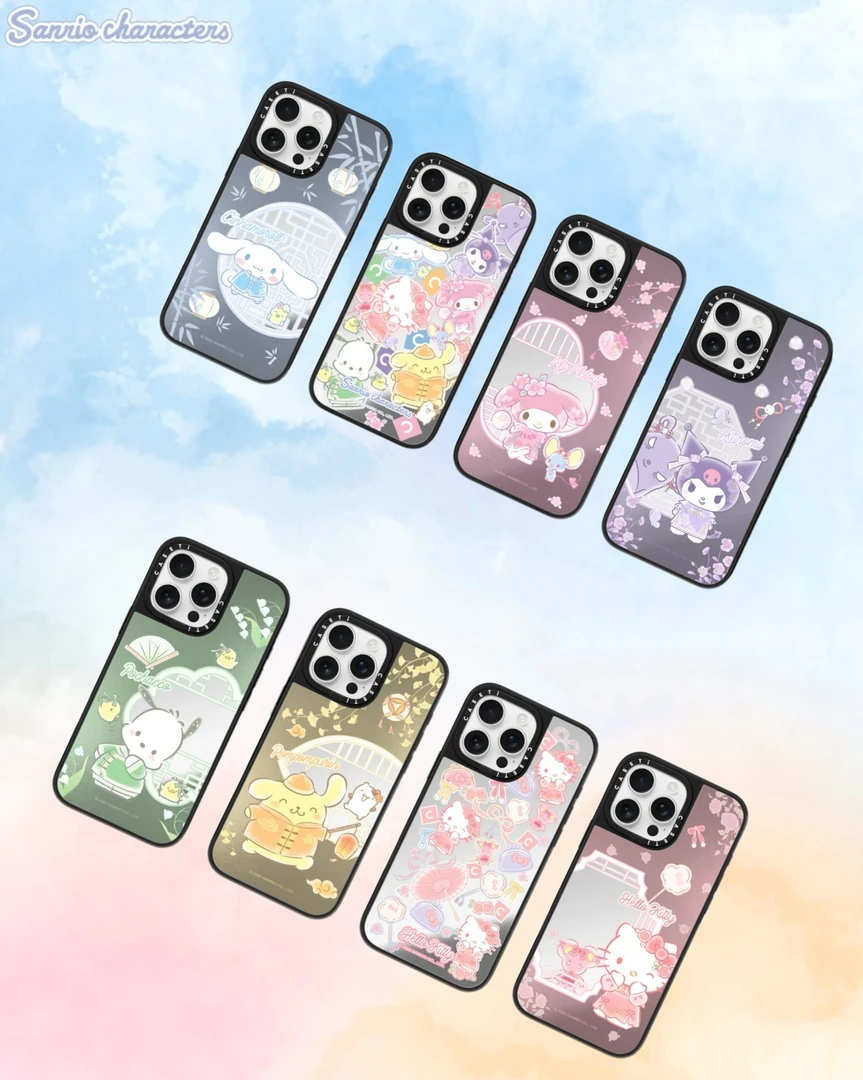 新款三丽鸥系列适用于苹果16pro透明保护壳可爱创意卡通手机壳