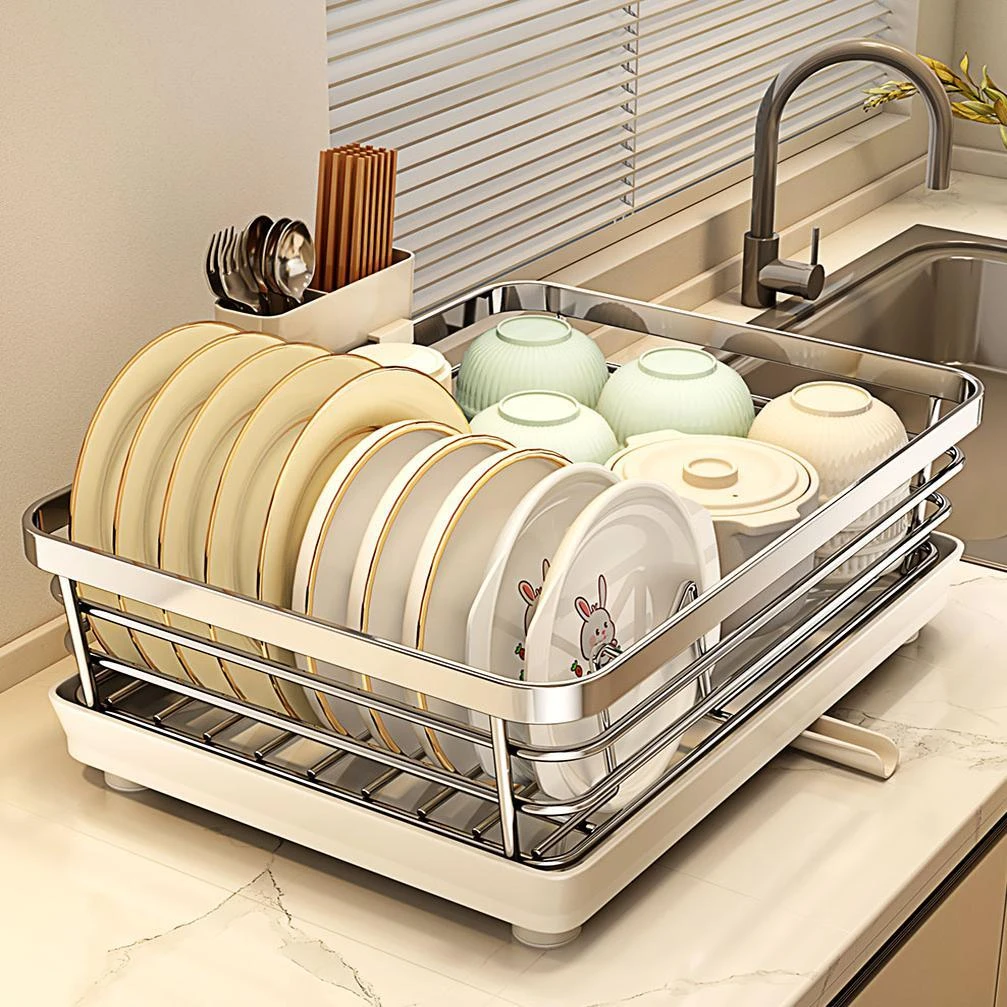 304不锈钢碗盘沥水架厨房置物架水槽放碗筷沥水篮碗碟收纳架碗架