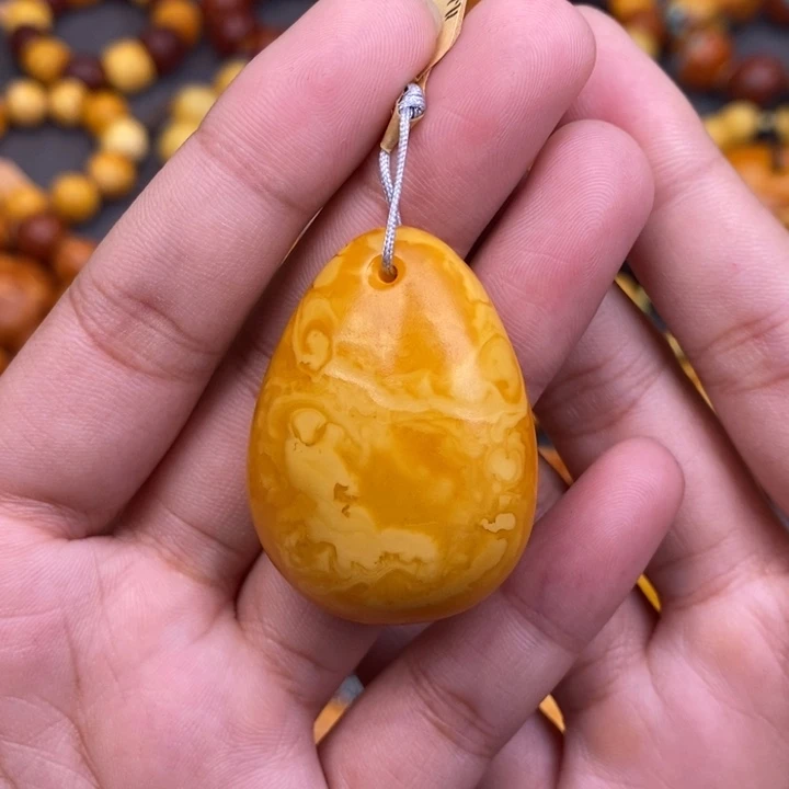 蜜蜡未镶嵌裸石蜜蜡L