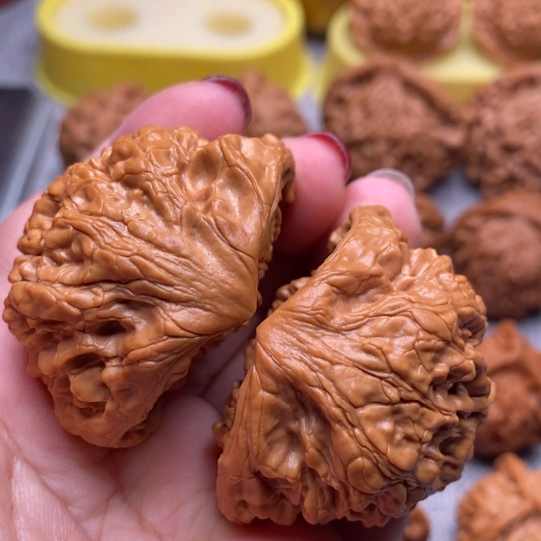 文玩核桃把件毕业聚宝盆48全品