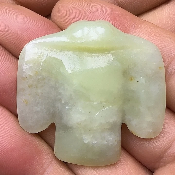 和田玉未镶嵌吊坠(不含链)