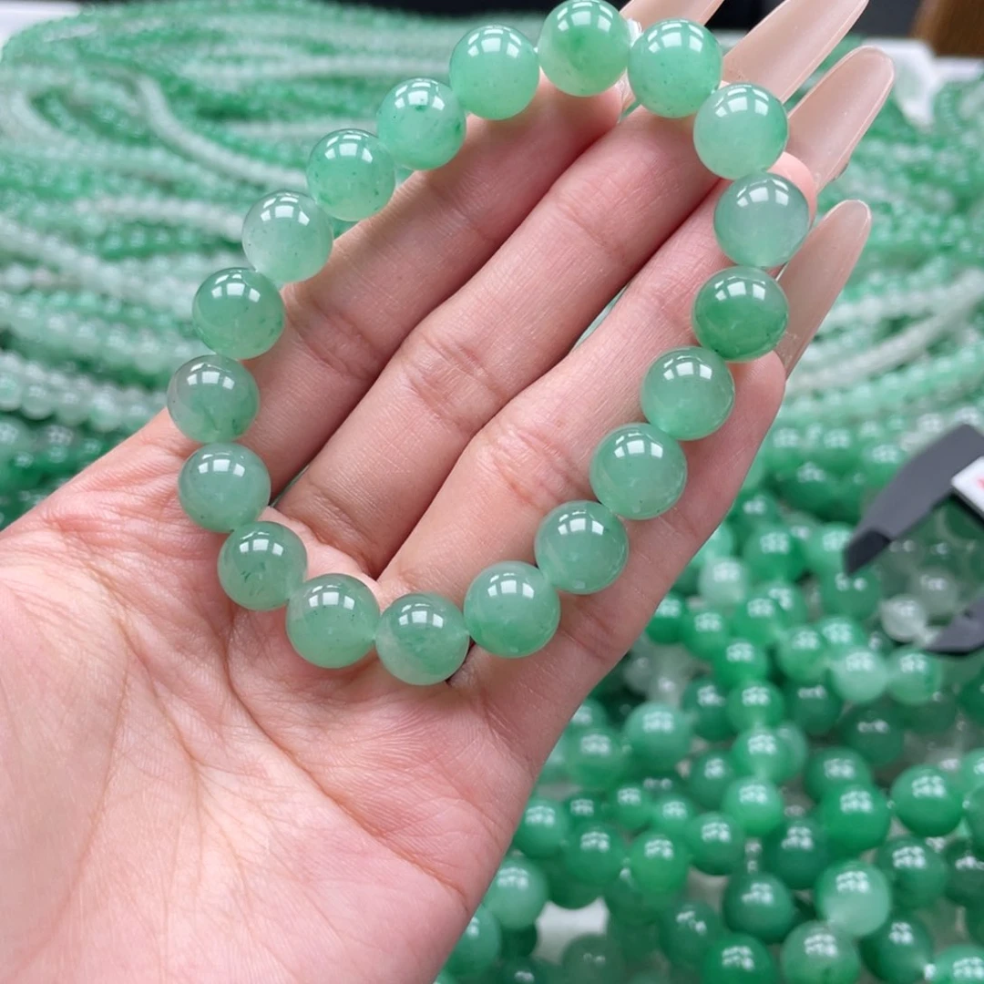 未镶嵌手串石英质玉（非洲翠）