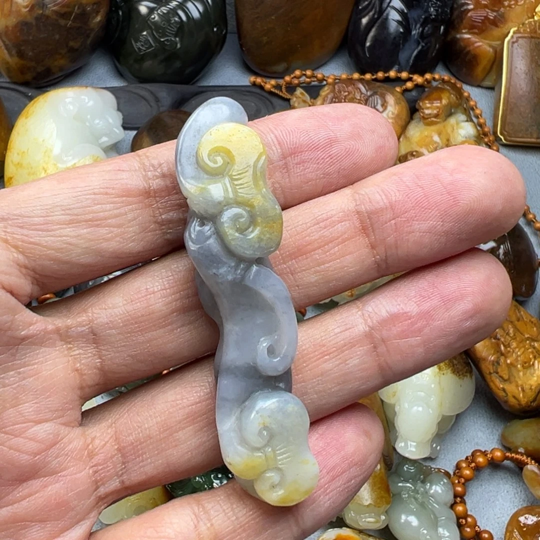 和田玉未镶嵌挂件