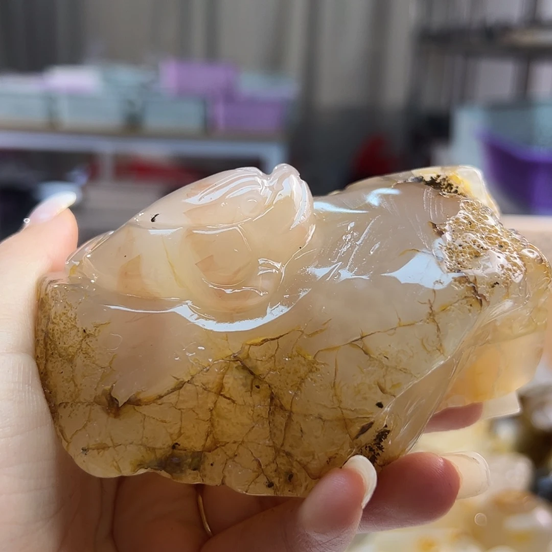 玛瑙/玉髓未镶嵌吊坠(不含链)