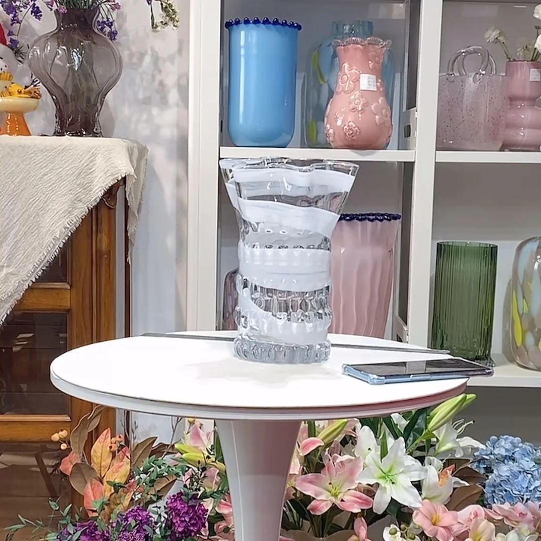 原色 厚重 有气泡 口15高25