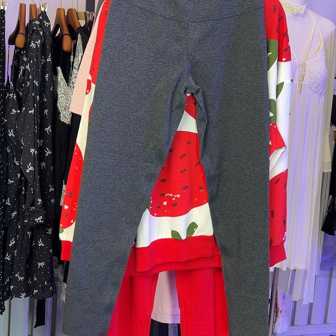 棉深灰芭比裤薄绒115-145斤