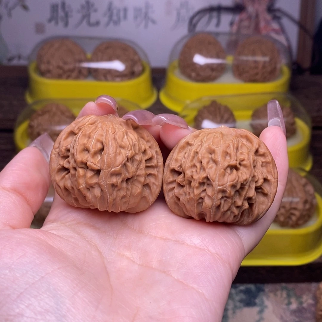 文玩核桃把件全品40尺山地磨盘同树果A102