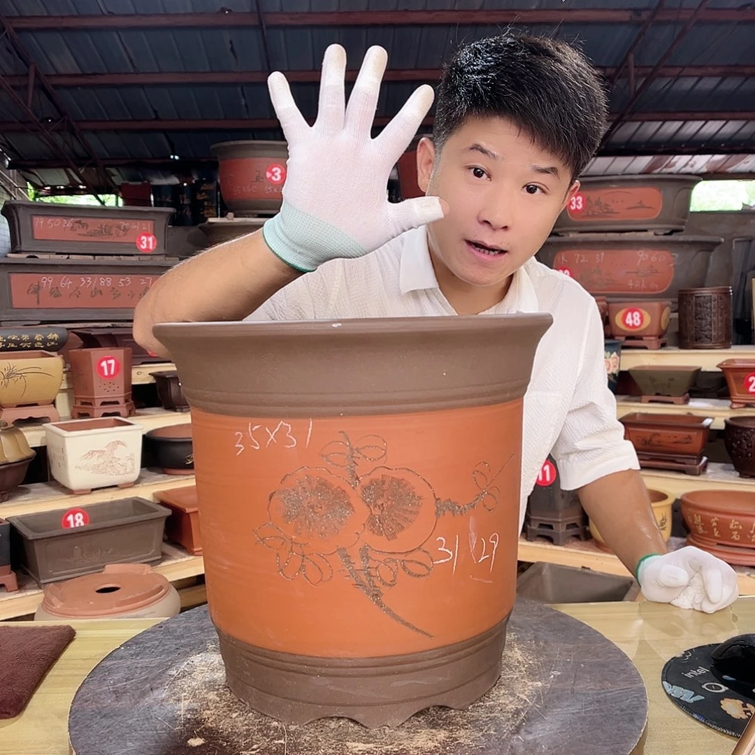 天***来紫砂花盆工厂直发