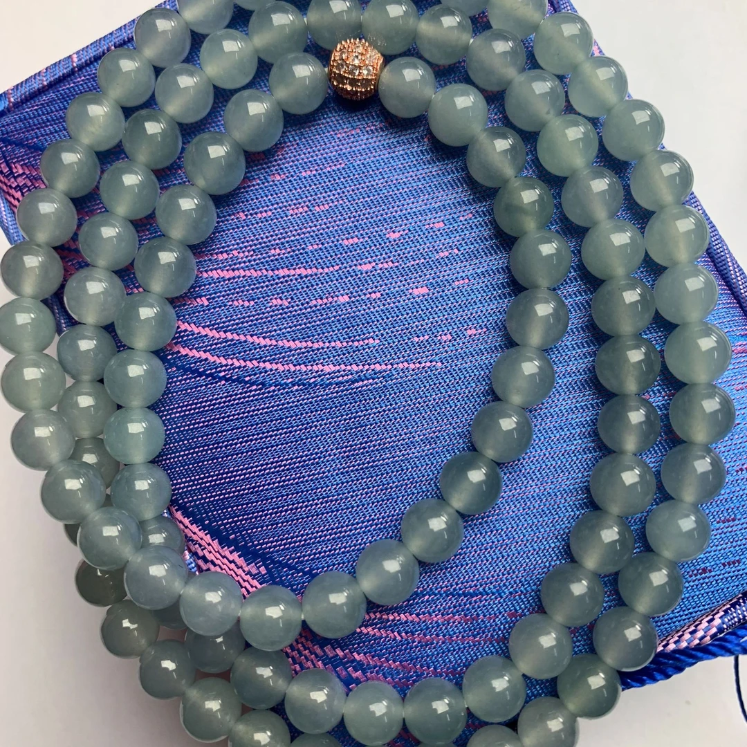 天然缅甸A货翡翠手串