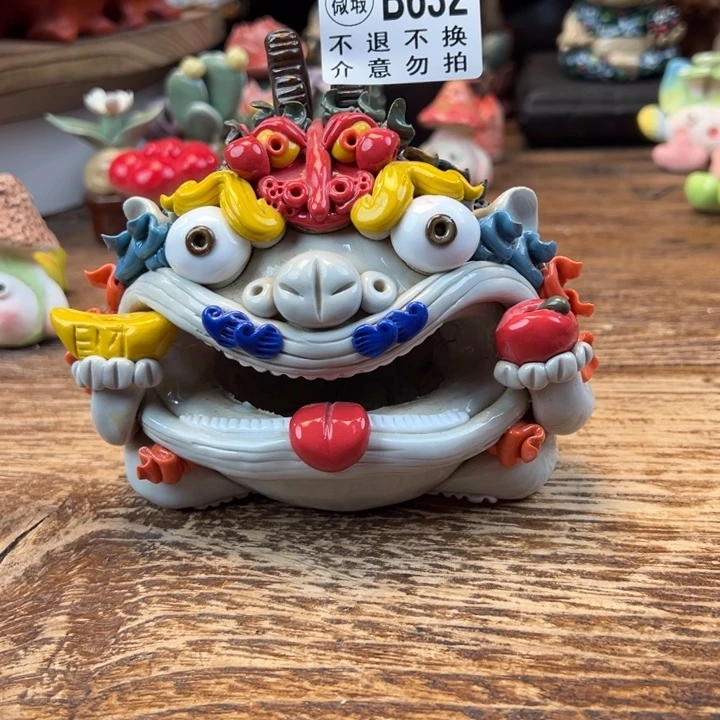 陶摆件小镇青花每日有新品微瑕