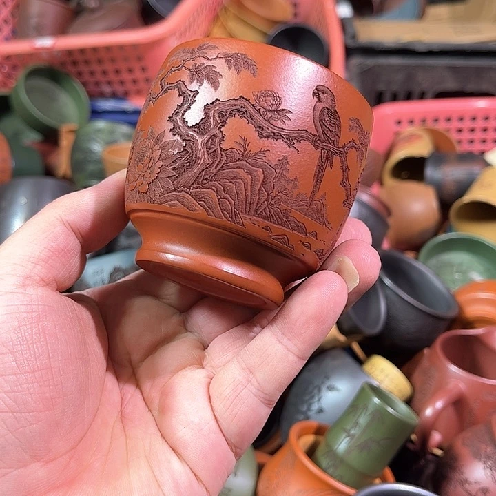 茶杯紫砂全手工紫砂主人杯