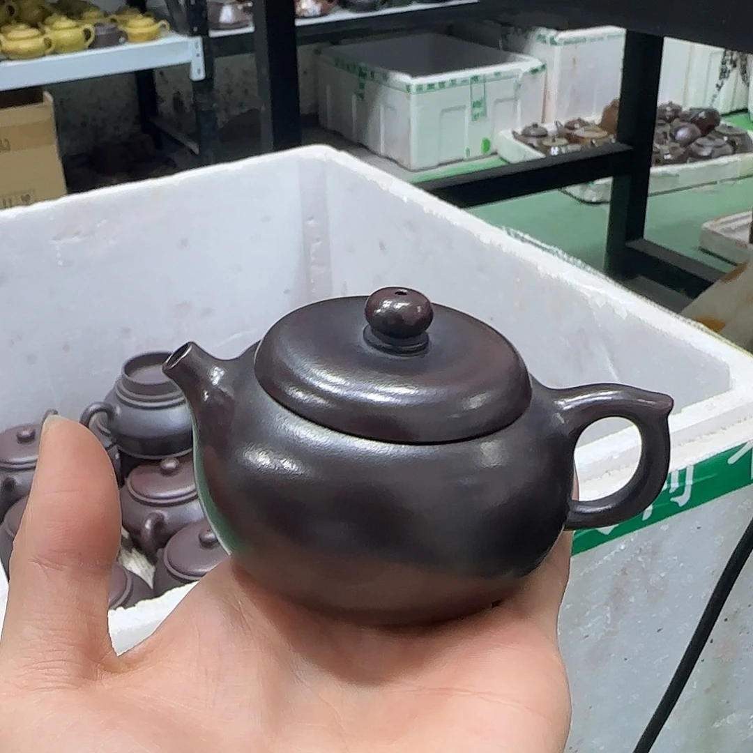 紫砂茶壶民间手艺人全手工制作