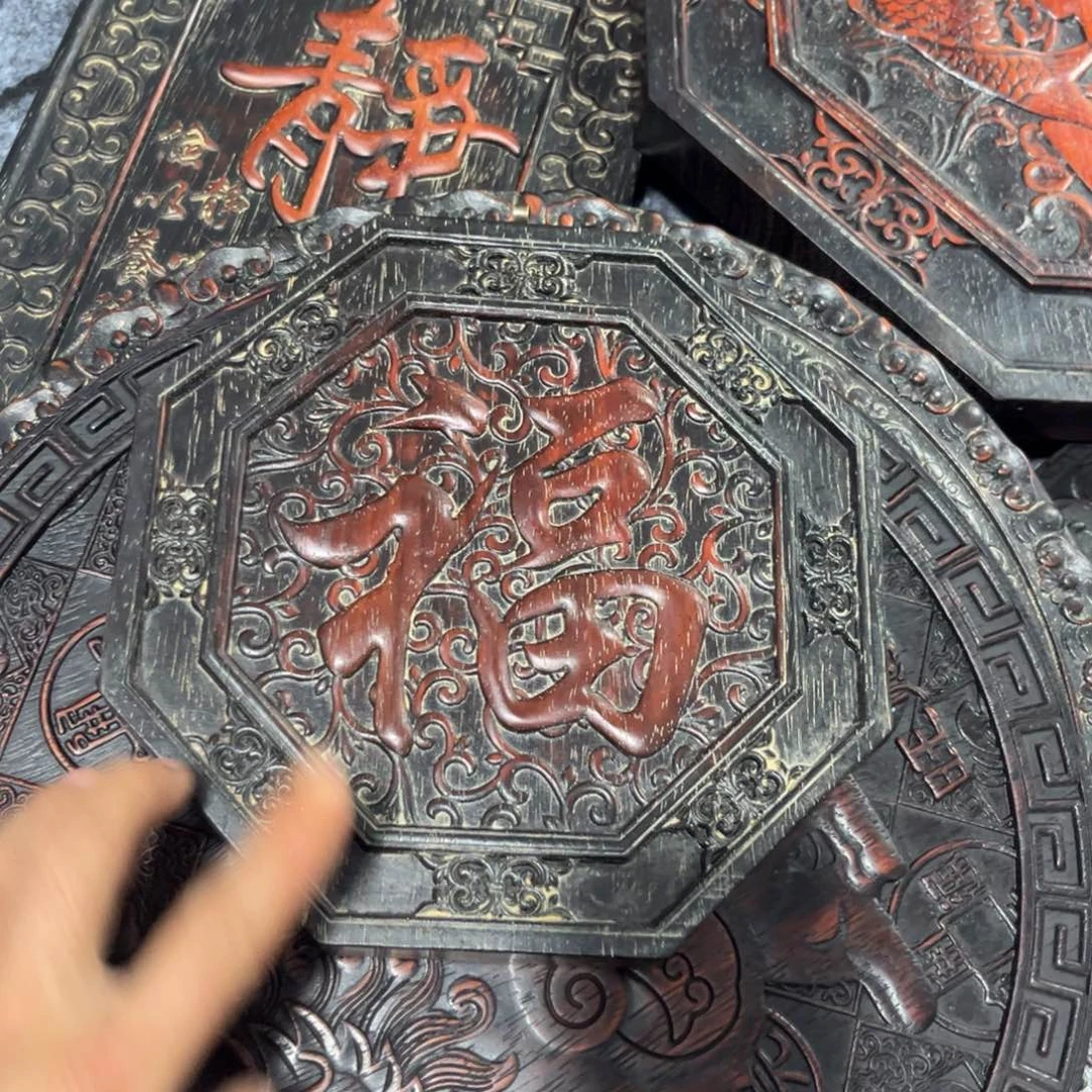 木非洲紫檀木雕牌匾挂匾