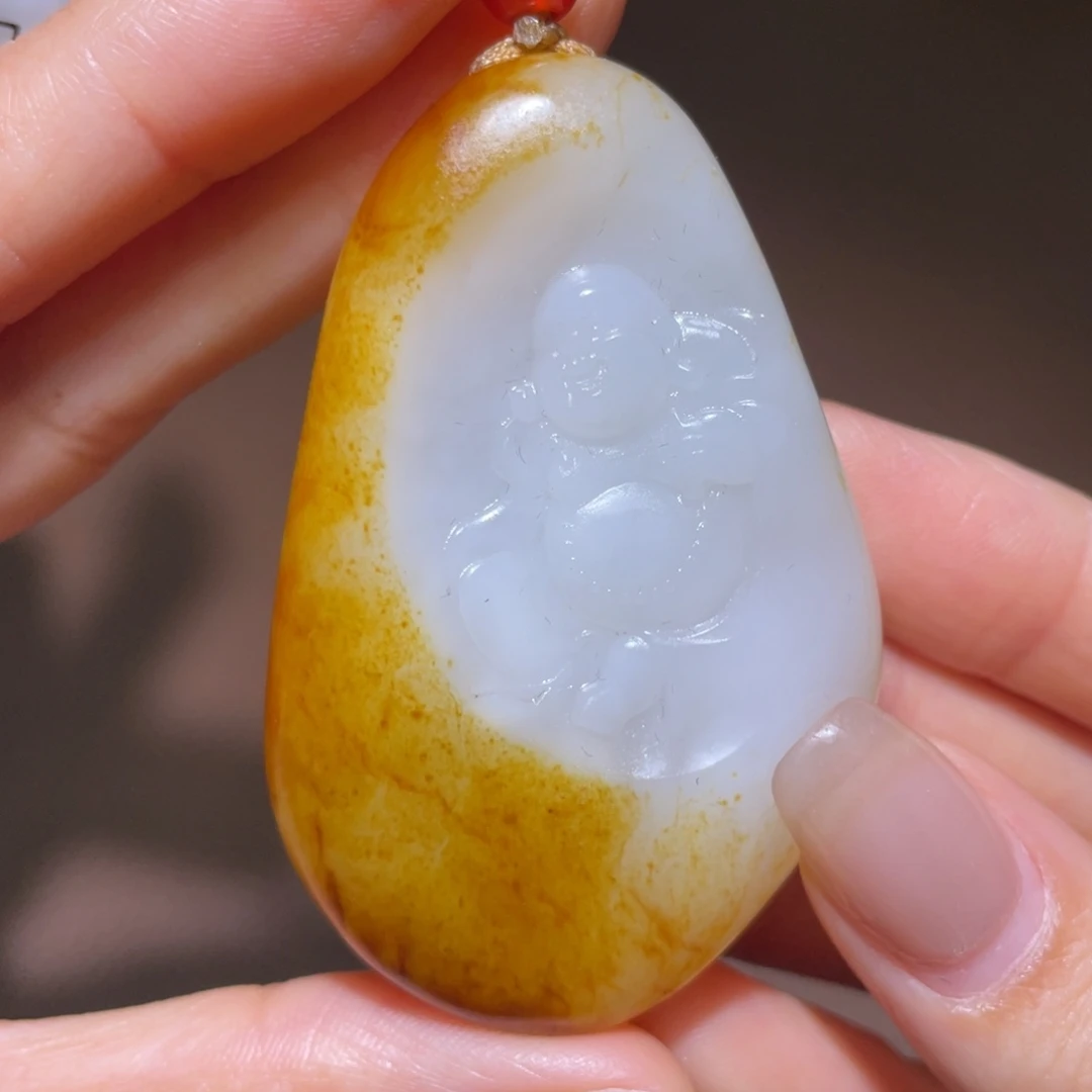 和田玉未镶嵌颈饰D1