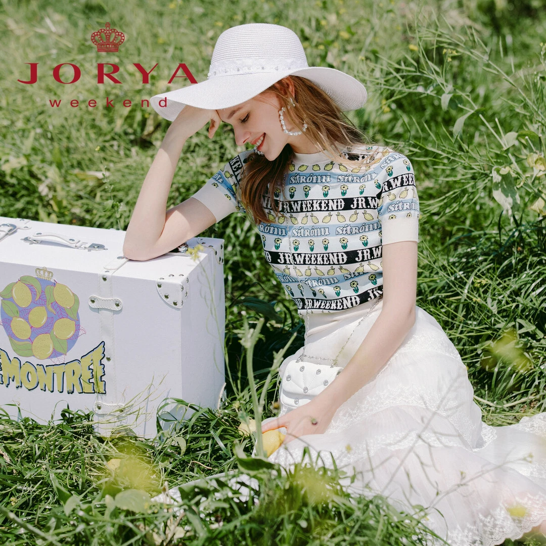 【赵老板专属】卓雅周末修身短袖针织衫EJWCBQ21