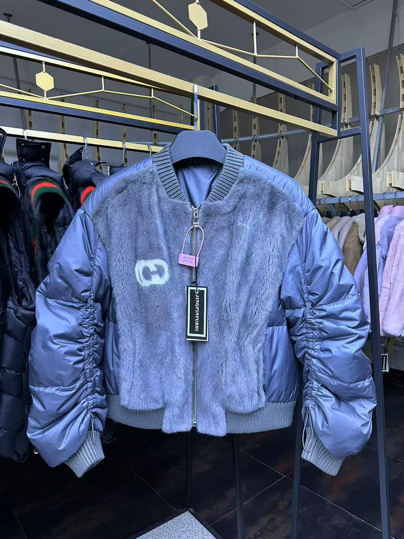 【H.T  FUR】| 轻羽配水貂 女装外套