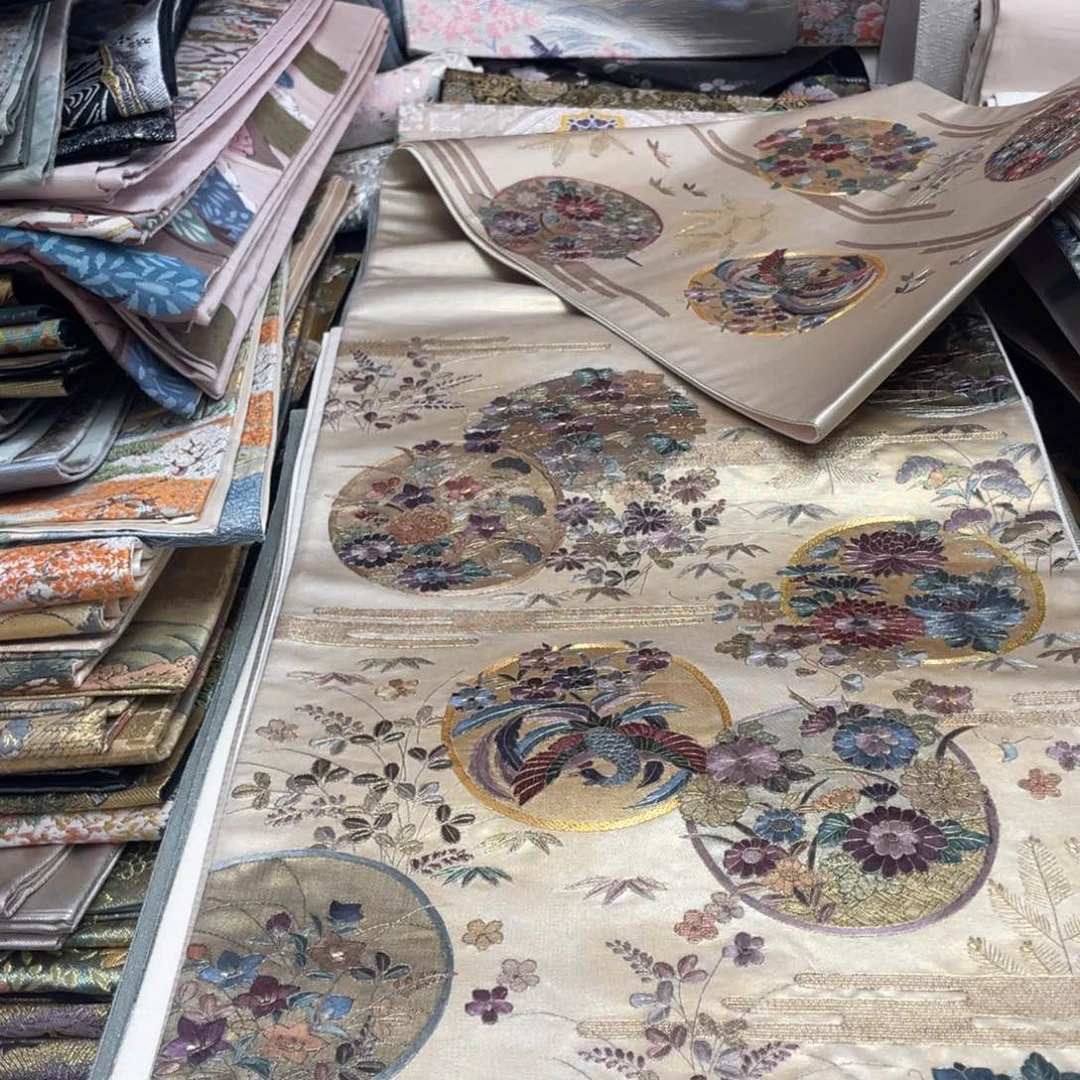 刺绣唐锦桑蚕丝正绢面料