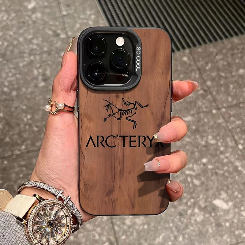 潮牌木纹适用苹果16/15手机壳iphone14Promax元气13软壳12防摔11x