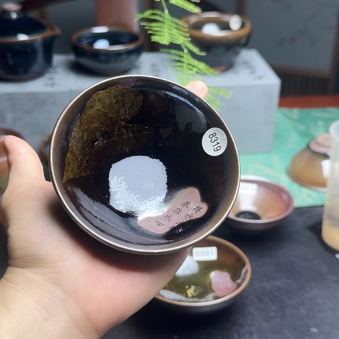 茶盏8319 柴烧手工主人杯