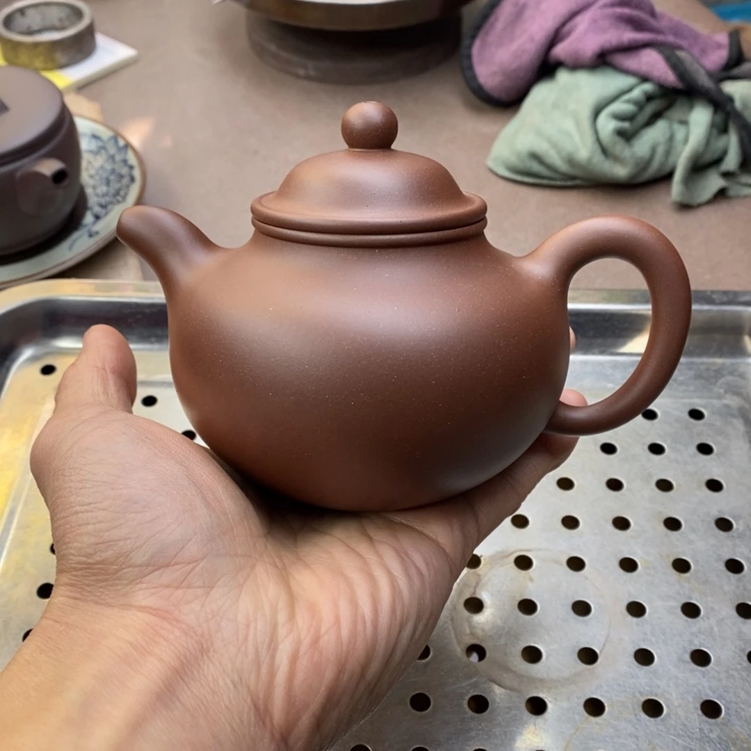 紫砂茶壶大亨掇球容量350毫升左右