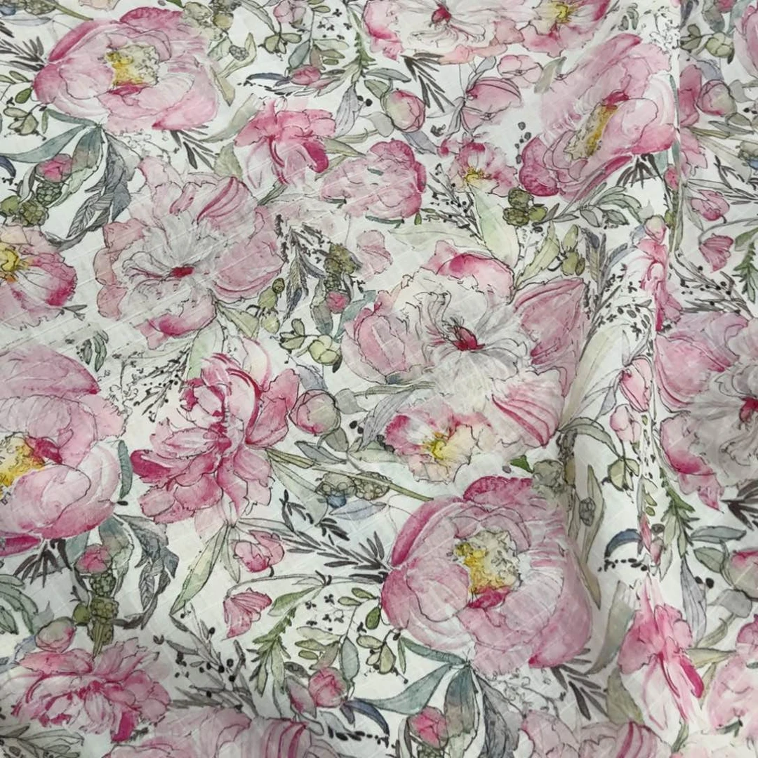 棉一米价纯棉双层纱1.67米宽果子e