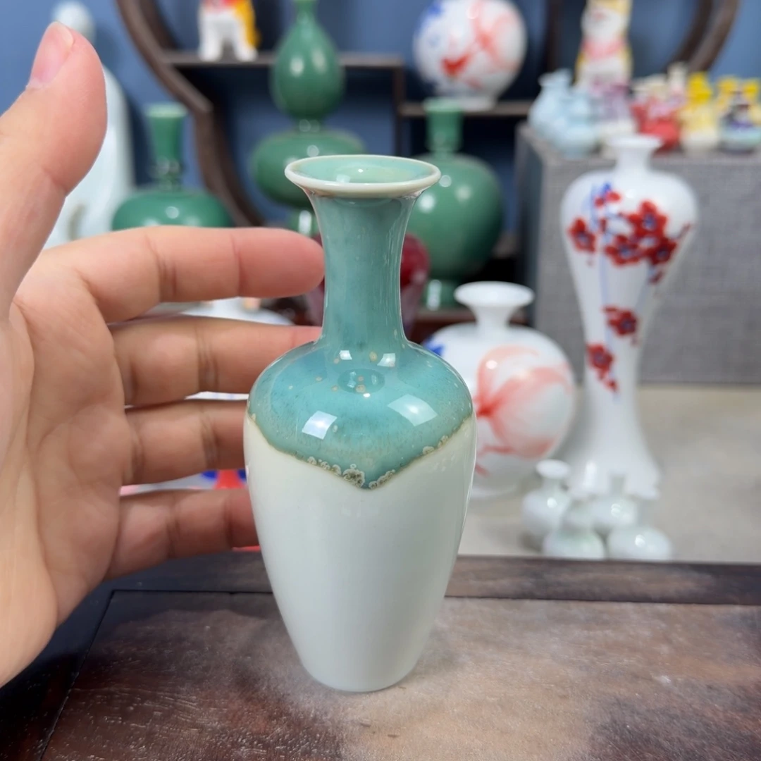 陶瓷手工小花器摆件